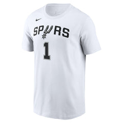 Victor Wembanyama San Antonio Spurs Icon 2022/23 Name & Number T-Shirt - White | Nike sale