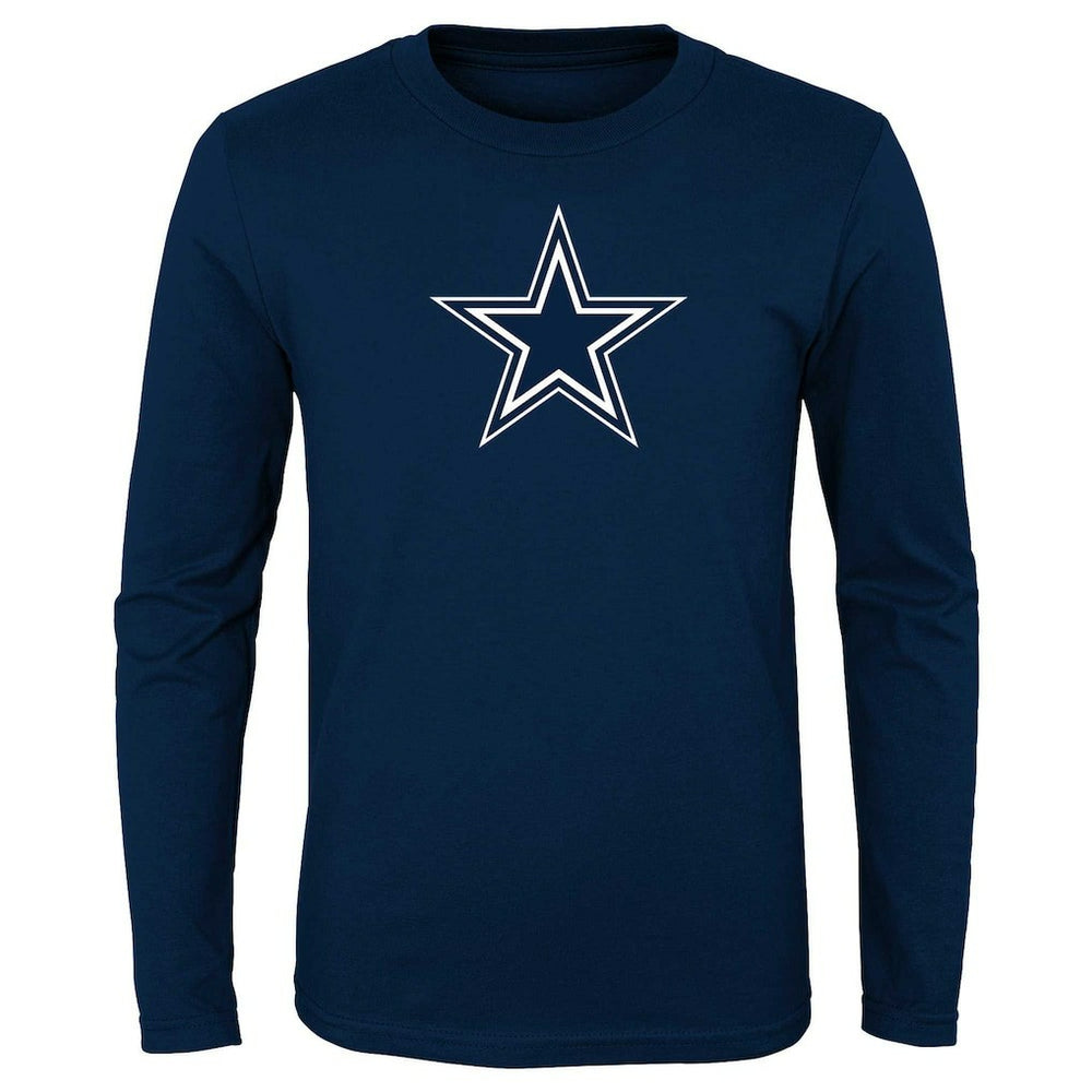 Dallas Cowboys Preschool Primary Logo Long Sleeve T-Shirt - Navy outlet
