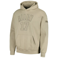 Josh Allen Buffalo Bills Pro Standard Player Name & Number Pullover Hoodie - Tan for sale
