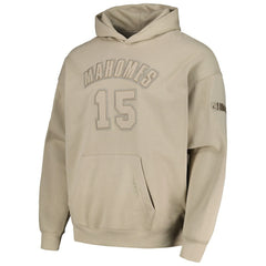 Kansas City Chiefs Pro Standard Player Name & Number Pullover Hoodie - Tan for sale