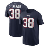 Rhamondre Stevenson New England Patriots Player Name & Number T-Shirt - Navy | Nike online