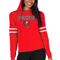 Tampa Bay Buccaneers Concepts Sport Women's Marathon Lightweight Lounge Pullover Hoodie - Red outlet