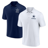 Dallas Cowboys Throwback Polo Combo Set - White online