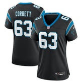 Austin Corbett Carolina Panthers Women's Team Game Jersey - Black | Nike online