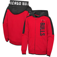 Chicago Bulls Preschool Post-Up Full-Zip Hoodie - Red online