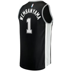 Victor Wembanyama San Antonio Spurs Fast Break Replica Jersey - Icon Edition - Black | Fanatics shop