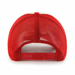 Los Angeles Angels Breakout MVP Trucker Adjustable Hat - Cream/Red | 47 brand