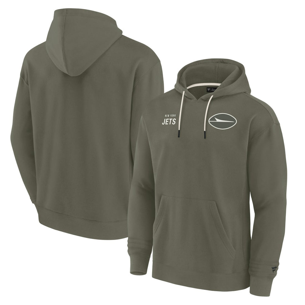 New York Jets Unisex Elements Super Soft Fleece Pullover Hoodie - Olive online