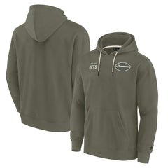 New York Jets Unisex Elements Super Soft Fleece Pullover Hoodie - Olive online