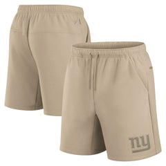 New York Giants Unisex Elements Super Soft Fleece Shorts - Khaki outlet