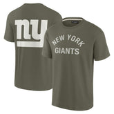 New York Giants Unisex Elements Super Soft Short Sleeve T-Shirt - Olive discount