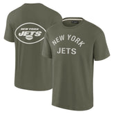 New York Jets Unisex Elements Super Soft Short Sleeve T-Shirt - Olive sale
