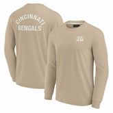 Cincinnati Bengals Unisex Elements Super Soft Long Sleeve T-Shirt - Khaki online