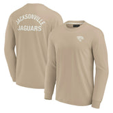 Jacksonville Jaguars Unisex Elements Super Soft Long Sleeve T-Shirt - Khaki cheap
