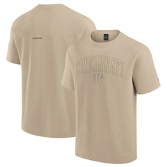 Cincinnati Bengals Unisex Elements Heavyweight Tri-Blend T-Shirt - Khaki outlet