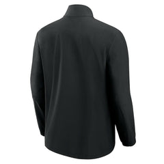 Minnesota Vikings Front Office Micro Tonal Quarter-Zip Pullover - Black cheap