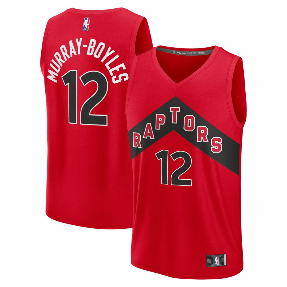 Collin Murray-Boyles Toronto Raptors 2025 NBA Draft First Round Pick Fast Break Replica Jersey - Icon Edition - Red | Fanatics discount