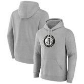 Brooklyn Nets Primary Logo Pullover Hoodie - Heather Gray | Fanatics shop