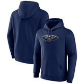 New Orleans Pelicans Primary Logo Pullover Hoodie - Navy | Fanatics outlet