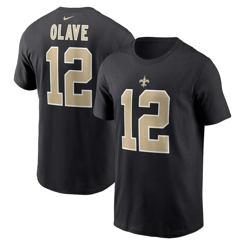 Chris Olave New Orleans Saints Player Name & Number T-Shirt - Black | Nike sale