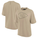 Kansas City Chiefs Women's Oversized Elements T-Shirt - Khaki outlet