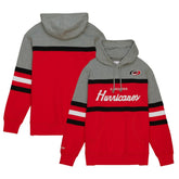 Carolina Hurricanes Head Coach Pullover Hoodie Red/Gray