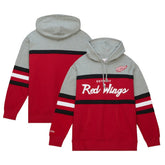Detroit Red Wings Head Coach Pullover Hoodie Red/Gray