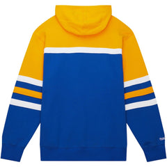 Buffalo Sabres Mitchell & Ness Head Coach Pullover Hoodie Royal/Gold