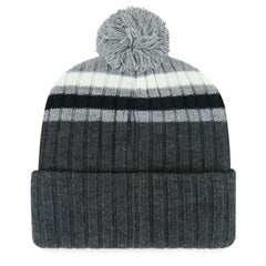 Chicago White Sox Stack Cuffed Knit Hat with Pom - Gray | 47 brand
