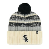 Chicago White Sox Tavern Cuffed Knit Hat with Pom - Natural | 47 brand