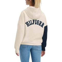 Dallas Cowboys Tommy Hilfiger Women's Harriet Pullover Hoodie - Cream on sale