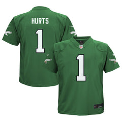Jalen Hurts Philadelphia Eagles Preschool Game Jersey - Kelly Green | Nike for sale
