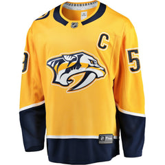 Roman Josi Nashville Predators Fanatics Home Breakaway Jersey Gold