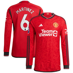 Lisandro Martínez Manchester United 2023/24 Home Long Sleeve Player Jersey - Red | Adidas discount