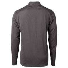 Philadelphia Eagles Cutter & Buck Gridiron Classics Big & Tall Virtue Eco Pique Micro Stripe Recycled Quarter-Zip Pullover Top - Charcoal online
