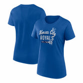 Kansas City Royals Women's Logo Fitted T-Shirt - Royal