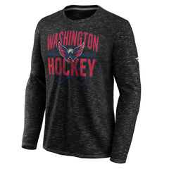 Washington Capitals Fanatics Iced Out Long Sleeve T-Shirt Gray