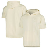 Cleveland Guardians Pro Standard Neutral Hoodie T-Shirt - Cream