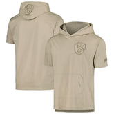 Milwaukee Brewers Pro Standard Neutral Hoodie T-Shirt - Tan