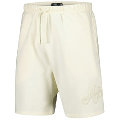 Atlanta Braves Pro Standard Neutral Fleece Shorts - Cream