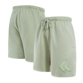 Boston Red Sox Pro Standard Neutral Fleece Shorts - Light Green