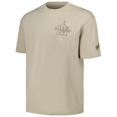 Washington Nationals Pro Standard Oversized Neutral CJ Dropped Shoulders T-Shirt - Tan