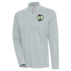 Boston Celtics Antigua Women's Confront Quarter-Zip Pullover Top - Heather Gray outlet