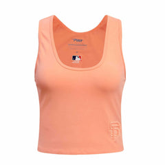 San Francisco Giants Pro Standard Women's Neutral Fitted Racerback Tank Top - Pink