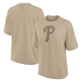 Philadelphia Phillies Women's Oversized Elements T-Shirt - Khaki