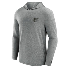 Baltimore Orioles Front Office Tech Lightweight Hoodie T-Shirt - Black