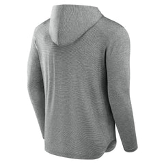 Cincinnati Reds Front Office Tech Lightweight Hoodie T-Shirt - Black