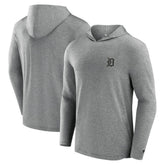 Detroit Tigers Front Office Tech Lightweight Hoodie T-Shirt - Black