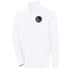 Golden State Warriors Antigua Hunk Quarter-Zip Pullover Top sale - White shop
