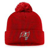 Tampa Bay Buccaneers Women's Cuffed Knit Hat with Pom - Red cheap